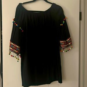 Women’s black cover-up